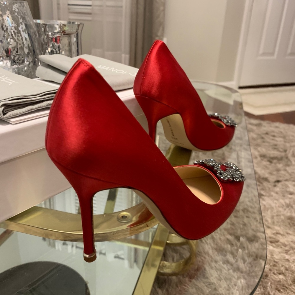 SOLD!! Manolo Blahnik Hangisi Pumps - Picture 3 of 5